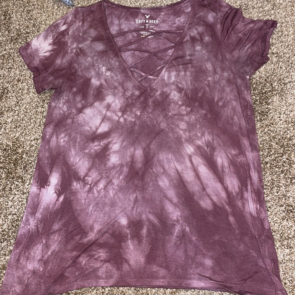 American Eagle Soft & Sexy cross cross top